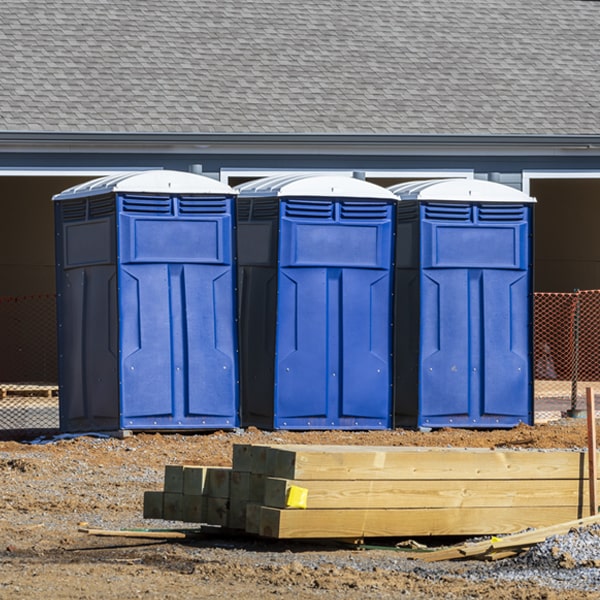 is there a specific order in which to place multiple portable toilets in Greenbackville Virginia